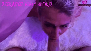 Spit Sissy Humiliation Deepthroat Caption GIF